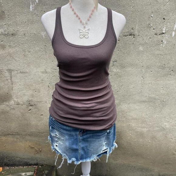 Y2K Brown Aeropostale Tank Top - Picture 1 of 6